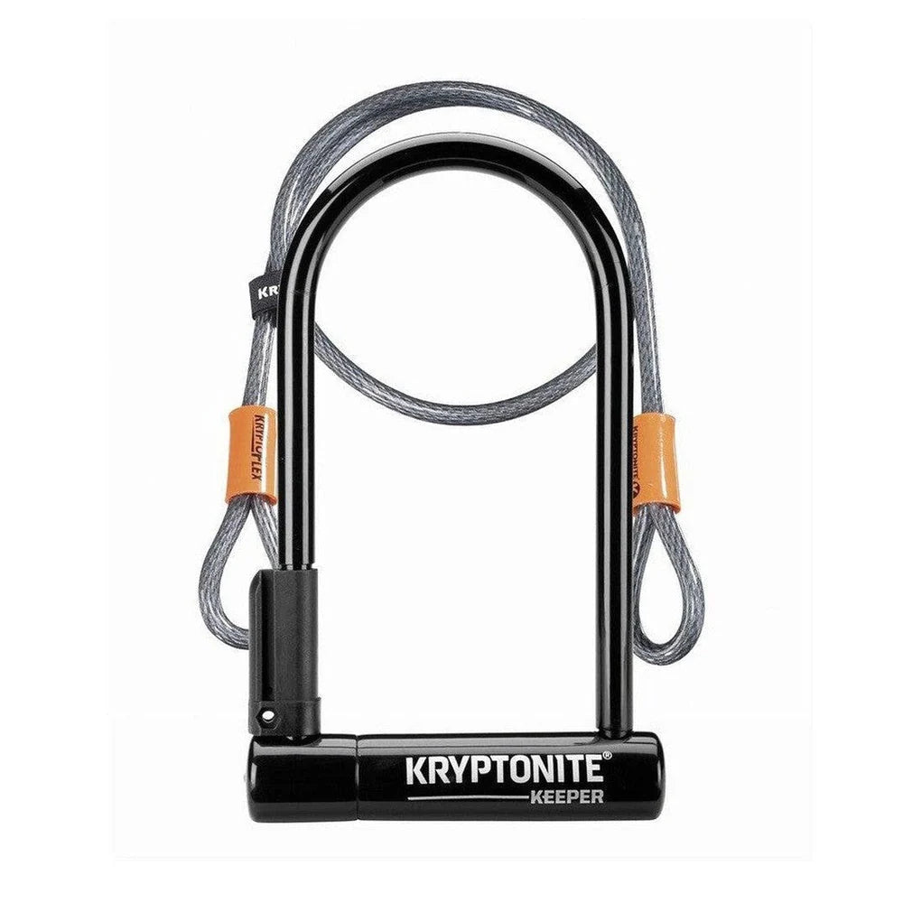 Keeper 12 STD U-Lock w/ 4' Flex Cable